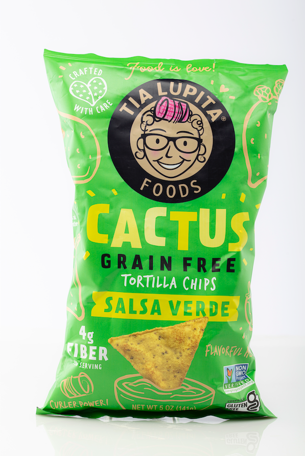 Tia Lupita Grain Free Cactus Tortilla Chips featured in Forbes