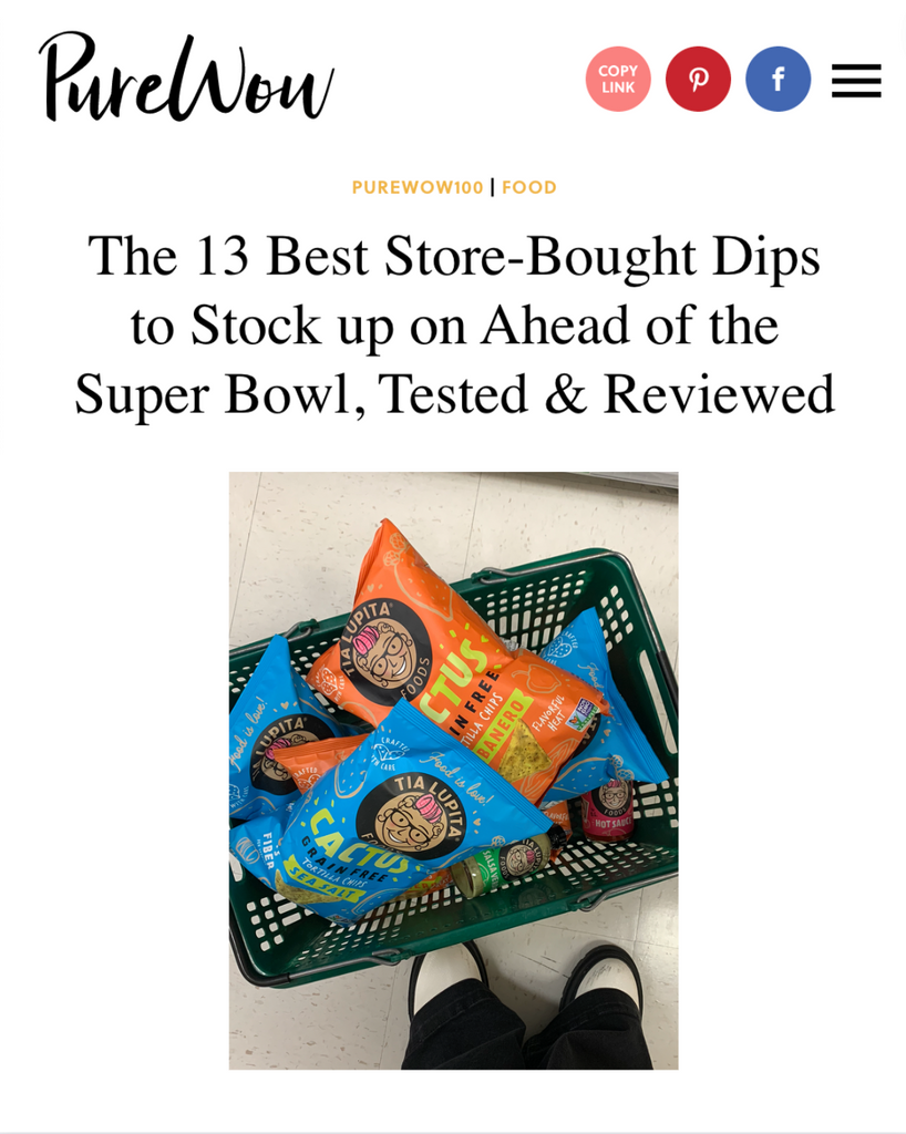 PureWow: The 13 Best Store-Bought Dips to Stock up on Ahead of the Super Bowl, Tested & Reviewed