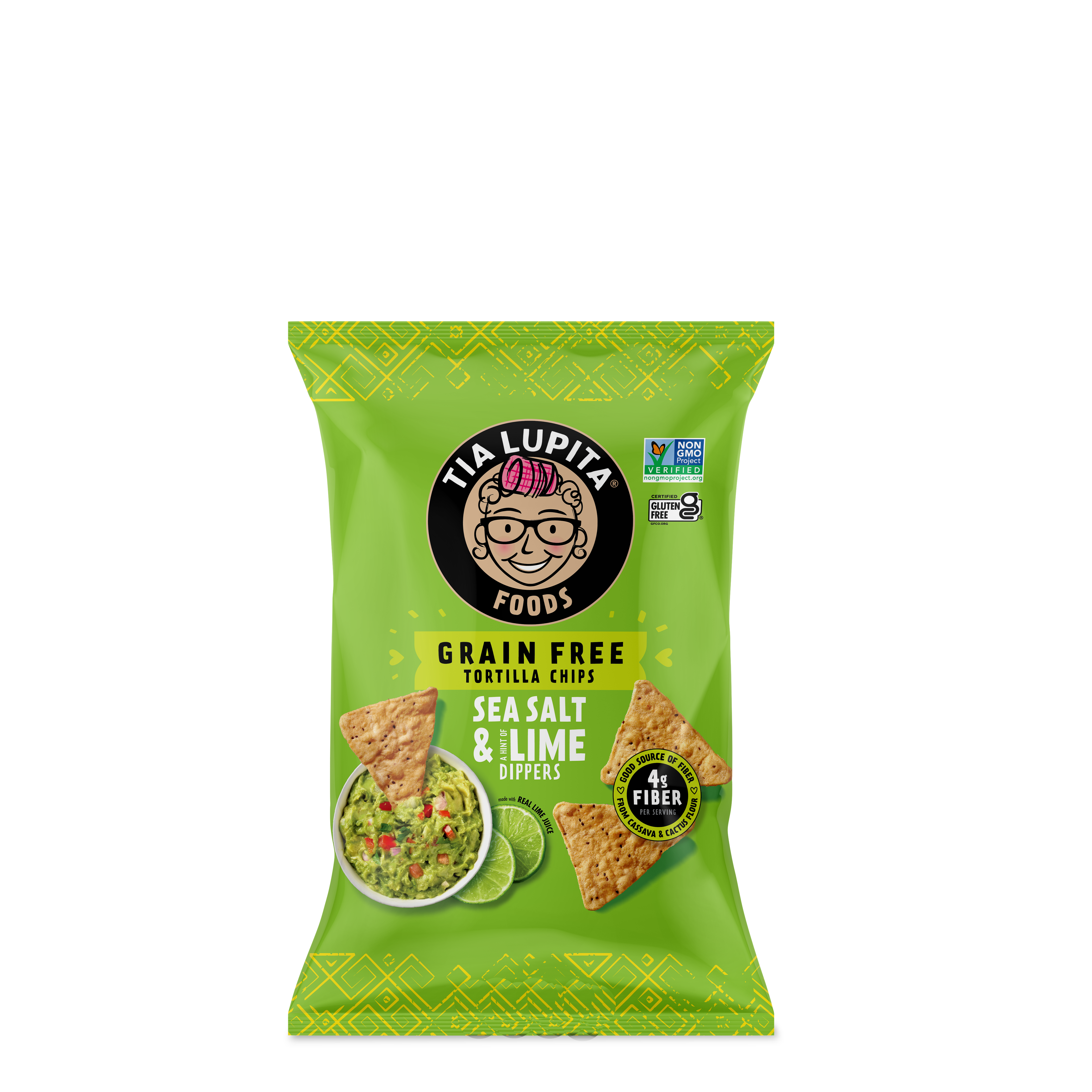Sea Salt and Lime Grain-Free Tortilla Chips Snack Pack (24-count