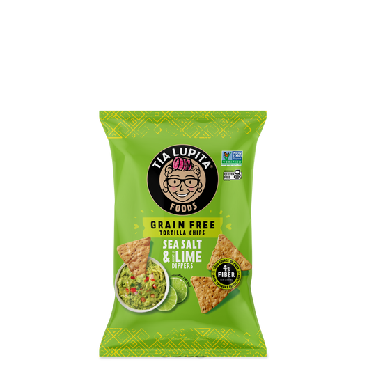 Sea Salt and Lime Grain-Free Tortilla Chips Snack Pack (24-count)