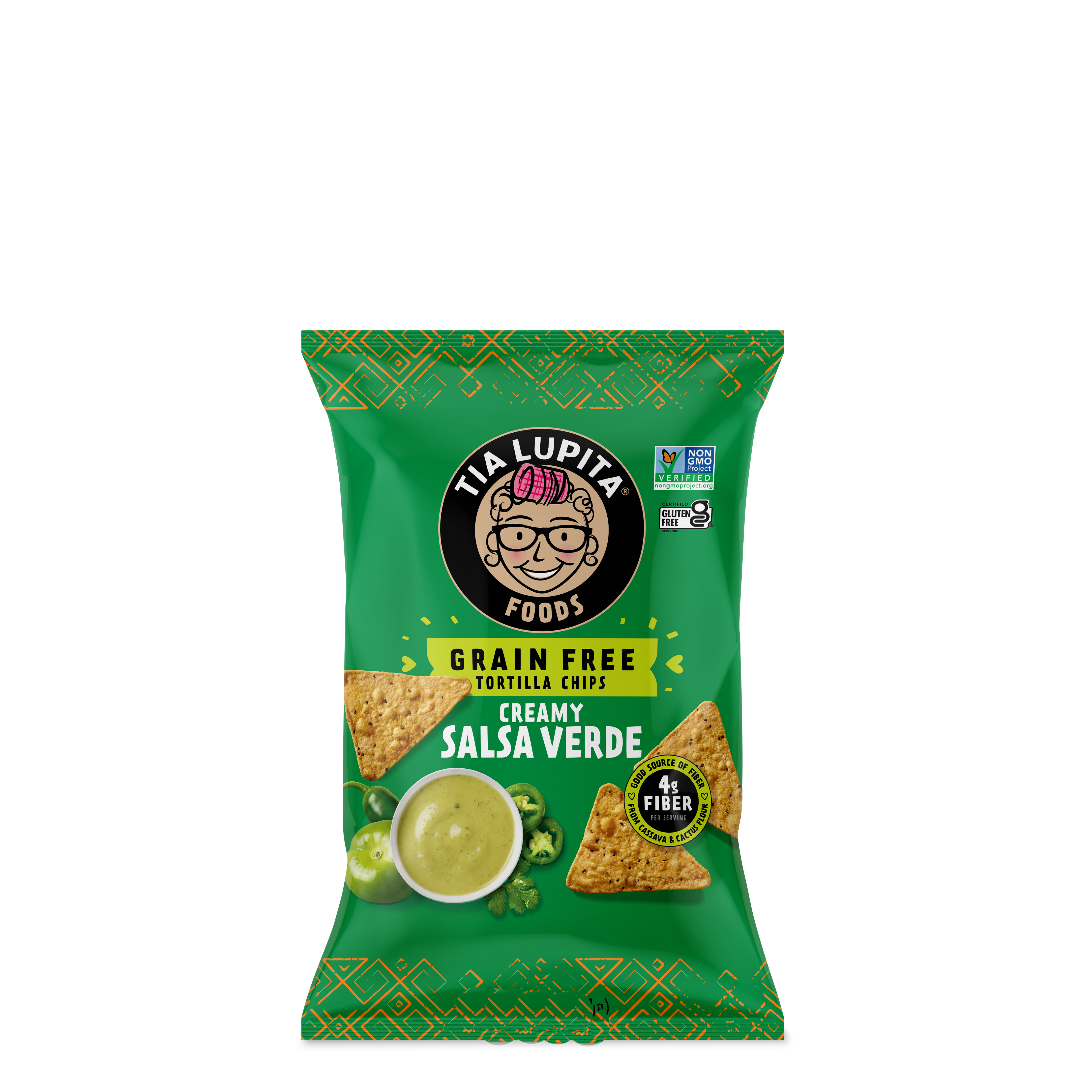 Salsa Verde Grain-Free Tortilla Chips Snack Pack