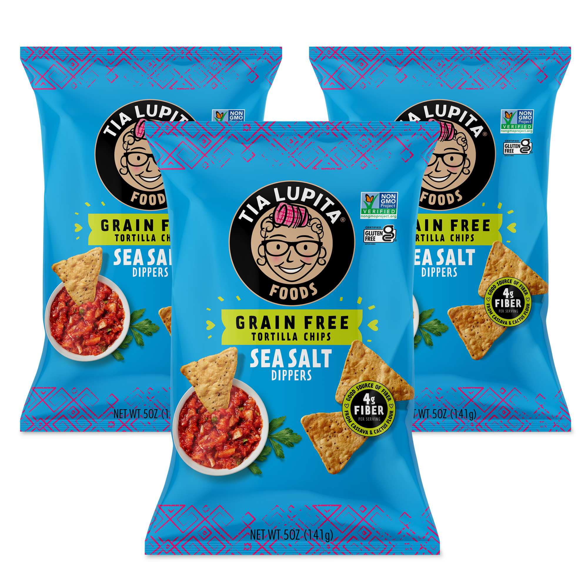 Sea Salt Grain-Free Tortilla Chips (3-pack)