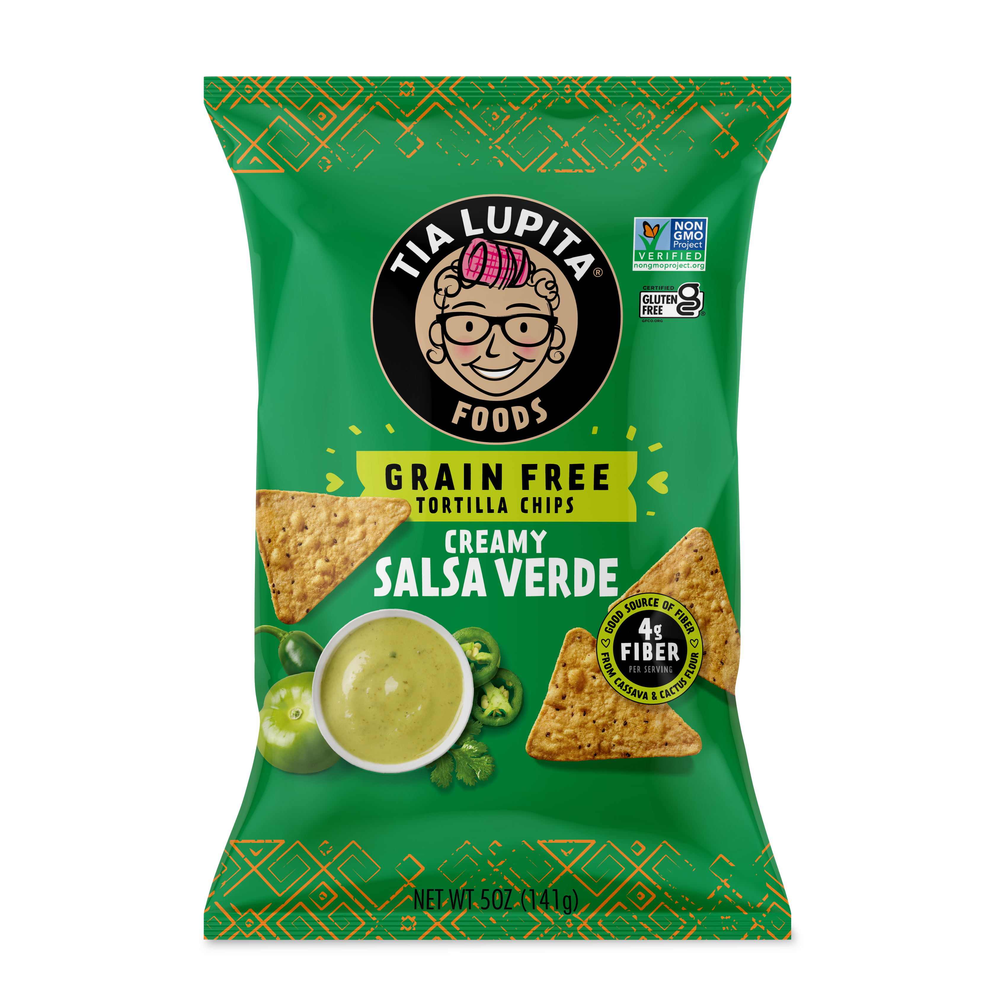 Salsa Verde Grain-Free Tortilla Chips (3-pack)