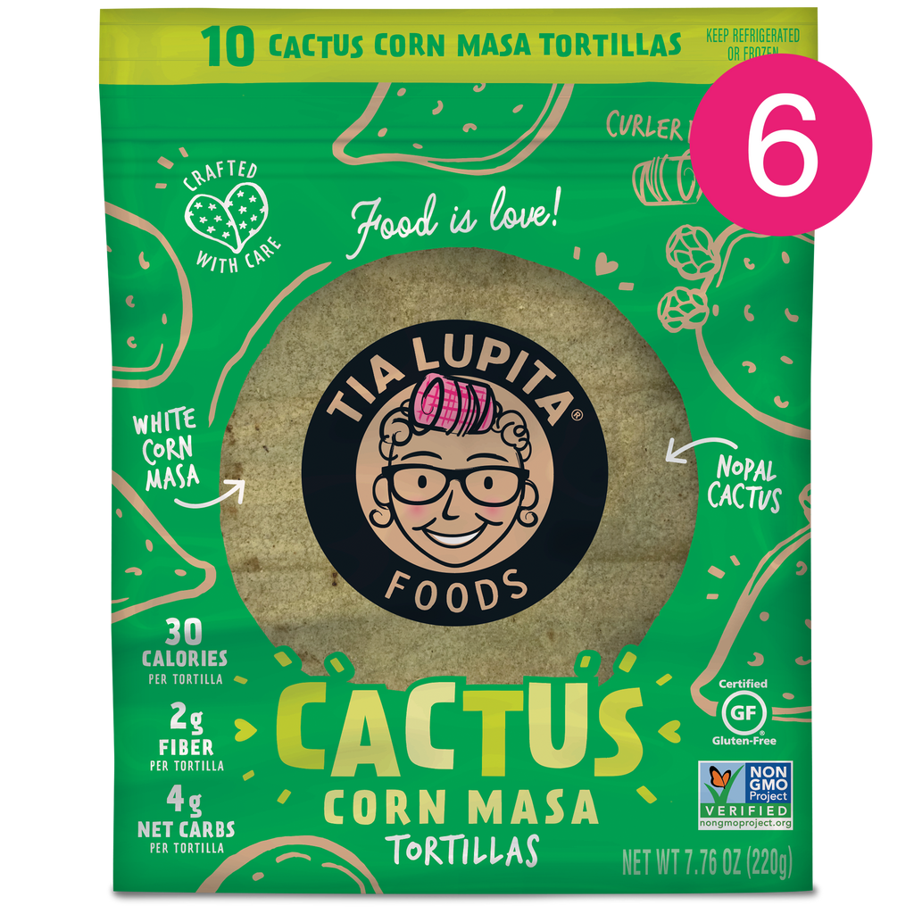 Tia Lupita Cactus and Corn Masa Tortillas