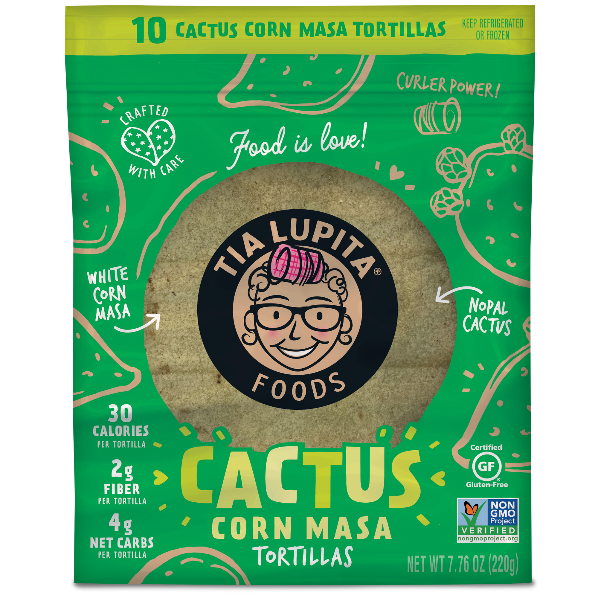 Cactus & Corn Masa Tortilla
